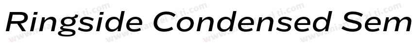 Ringside Condensed Semibold Regular字体转换